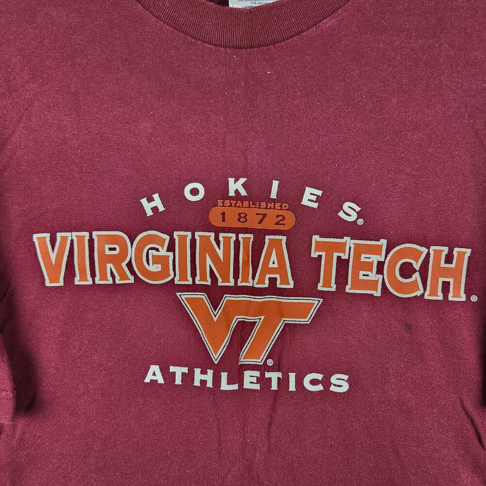 Virginia Tech Hokies Shirt Mens 2XL NCAA Football Athletics Tee Vintage 90s Logo